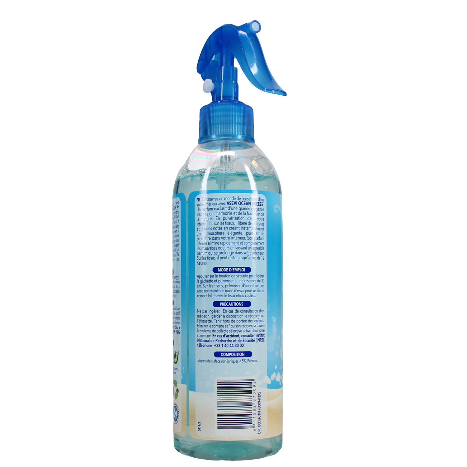 Asevi Air Freshener 400ml - Ocean Breeze Image 3