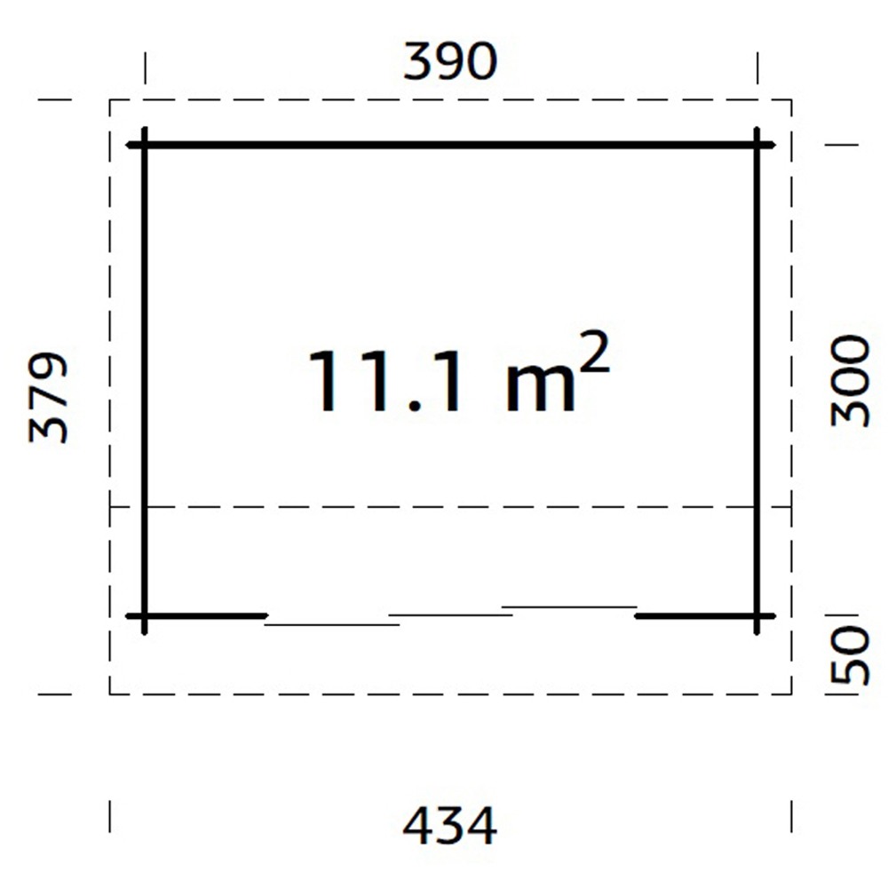 Palmako Ines 13 x 9.8ft Log Cabin Image 9