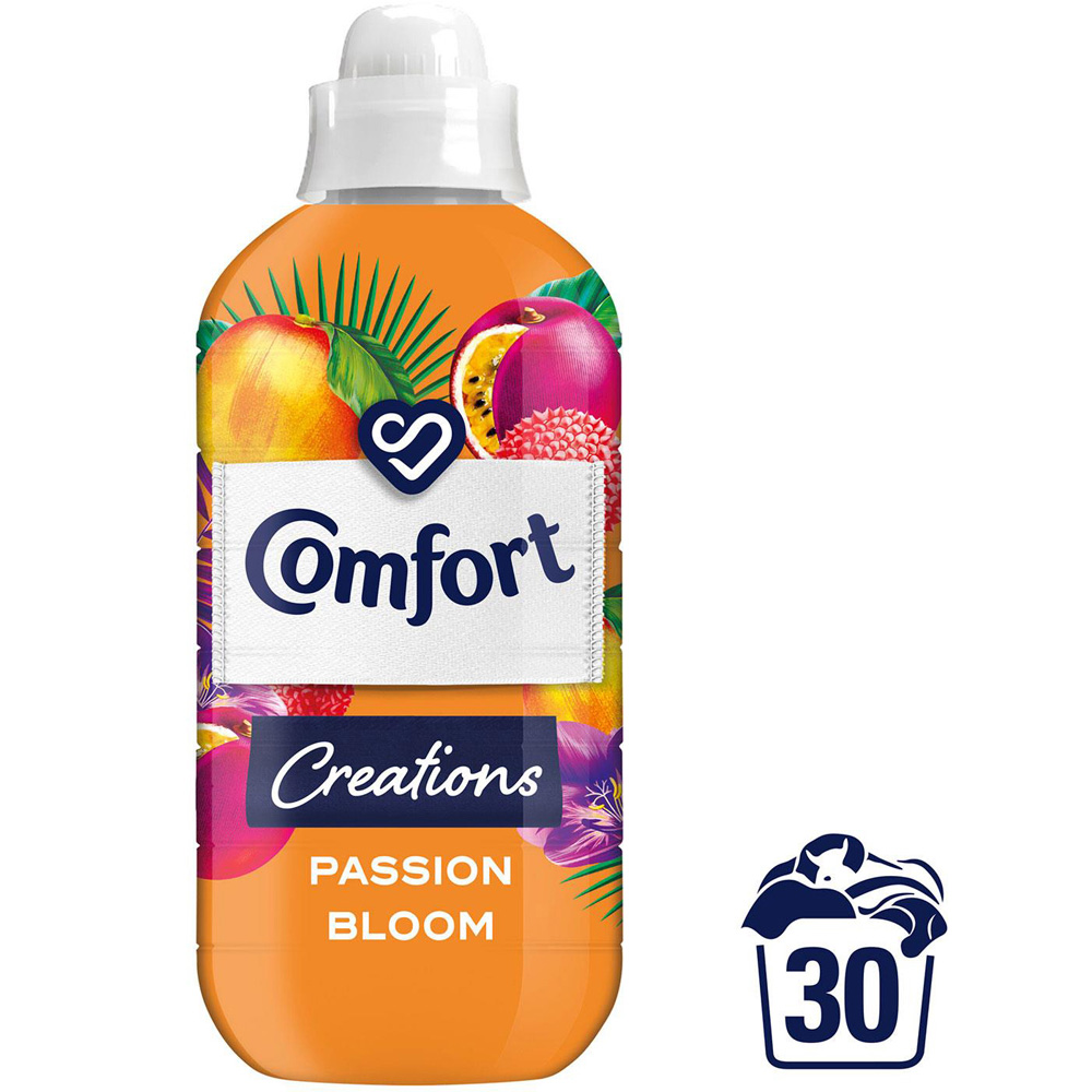 Comfort Creations Passion Bloom Lasting Fragrance Fabric Conditioner 30 Washes 900ml 2 Pack Image 3