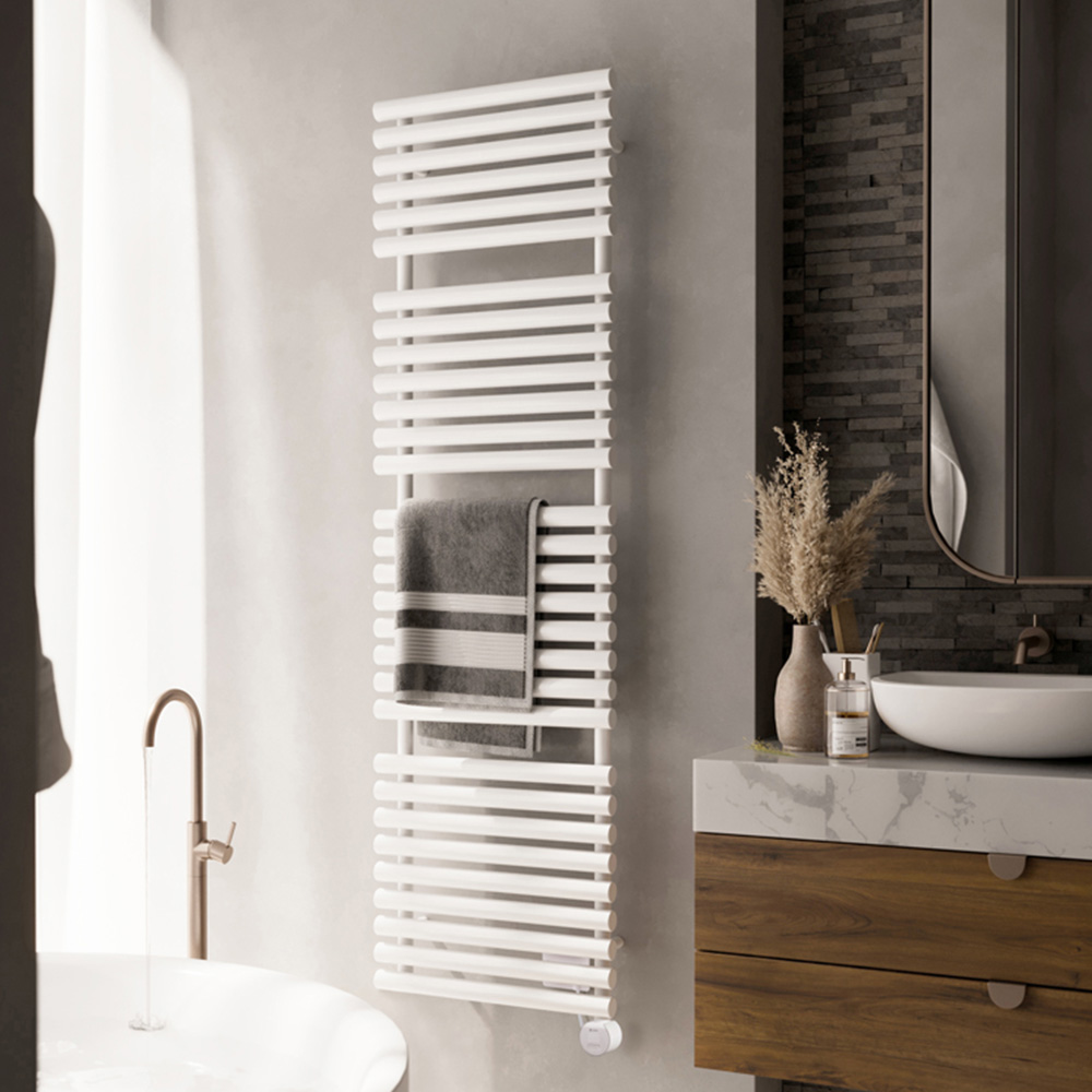 Terma Rolo White Wi-Fi Controlled Electric Towel Rail 1800 x 520mm Image 2