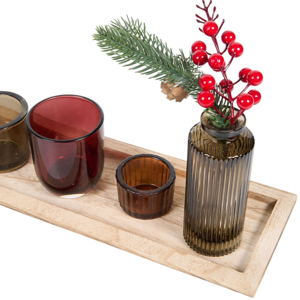Forest Festive Candle Tray Image 3