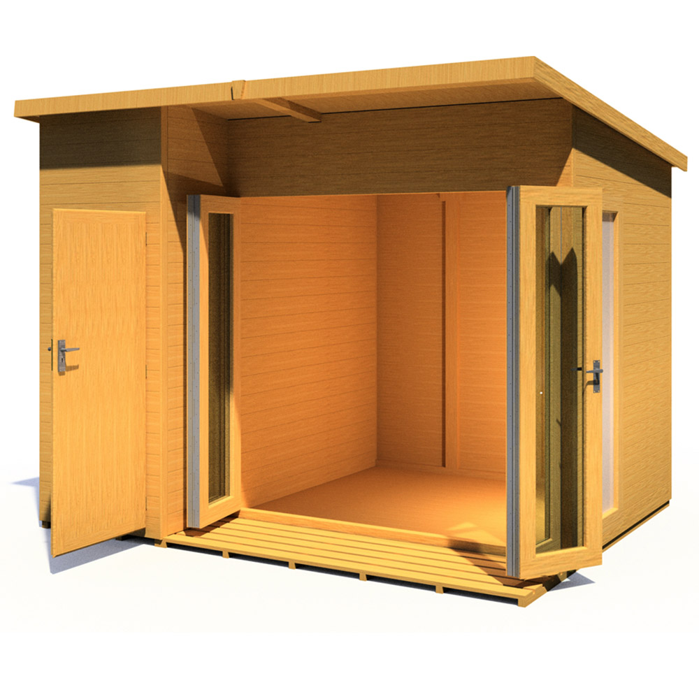 Shire Aster 10 x 8ft Double Door Contemporary Summerhouse Image 2