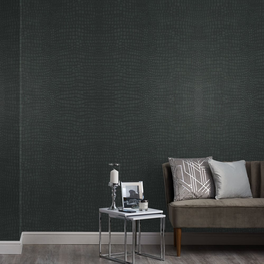 Superfresco Easy Crocodile Green Wallpaper Image 3