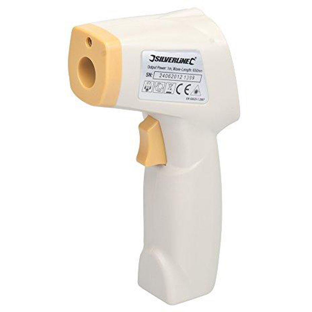 Silverline Laser Infrared Thermometer -38C to +520C Image 3