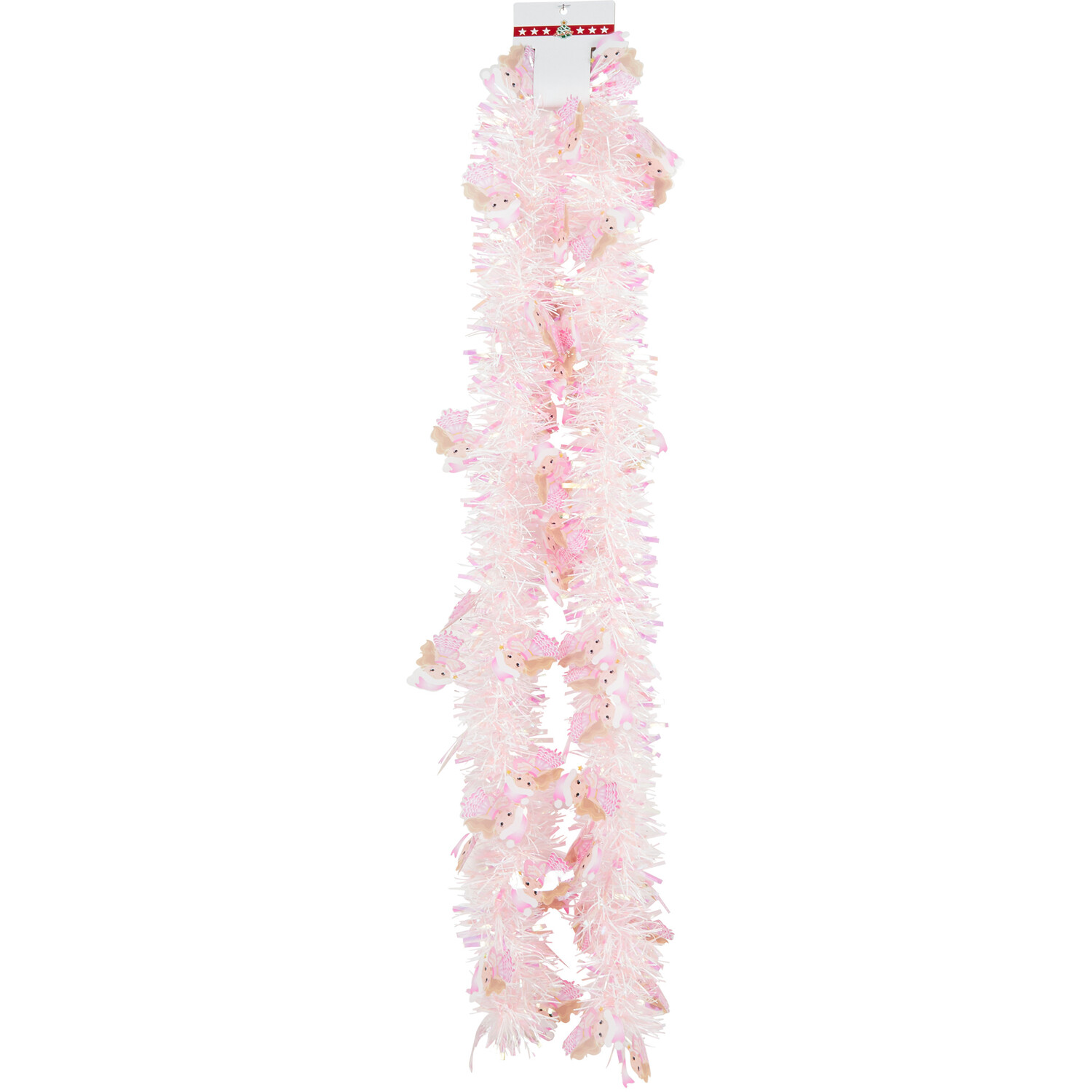 Christmas Fairy Tinsel - Pink Image 1