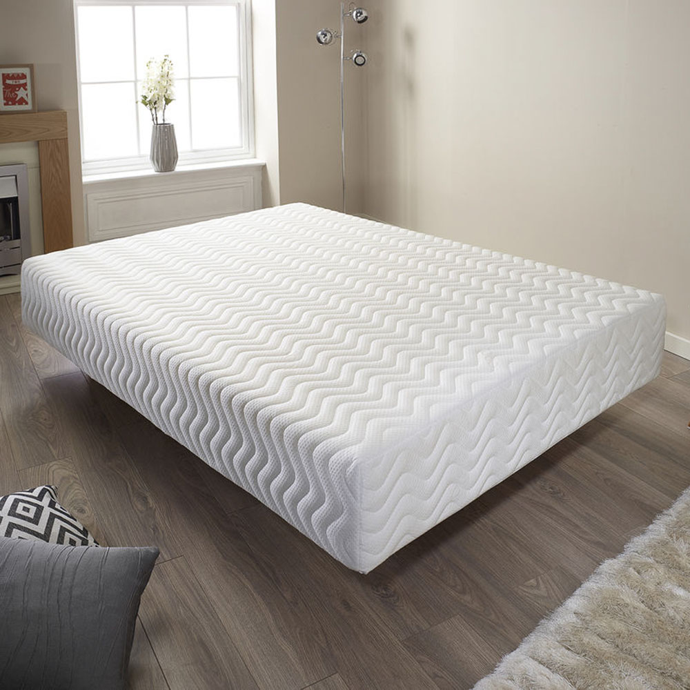 Aspire Small Double Cool Blue Relief Memory Foam Mattress Image 2