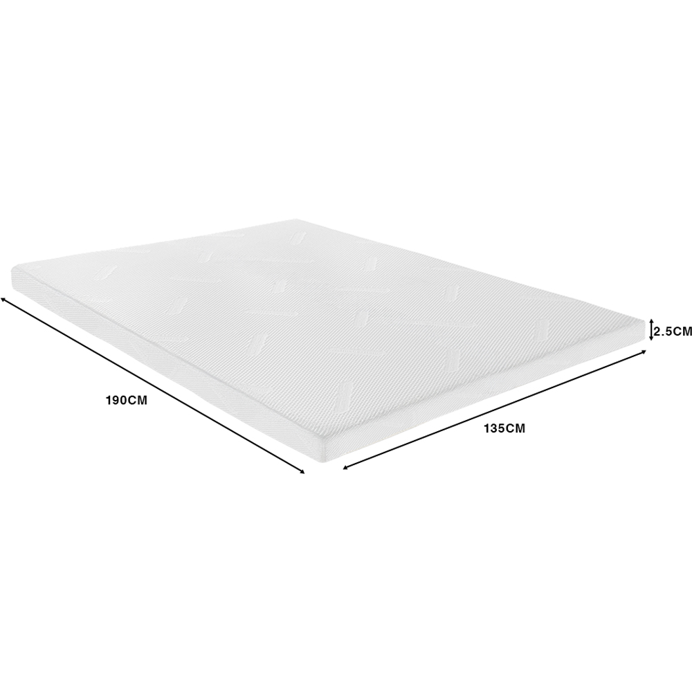 Starlight Beds Double Memory Foam Warmer Mattress Topper 1 inch Image 5