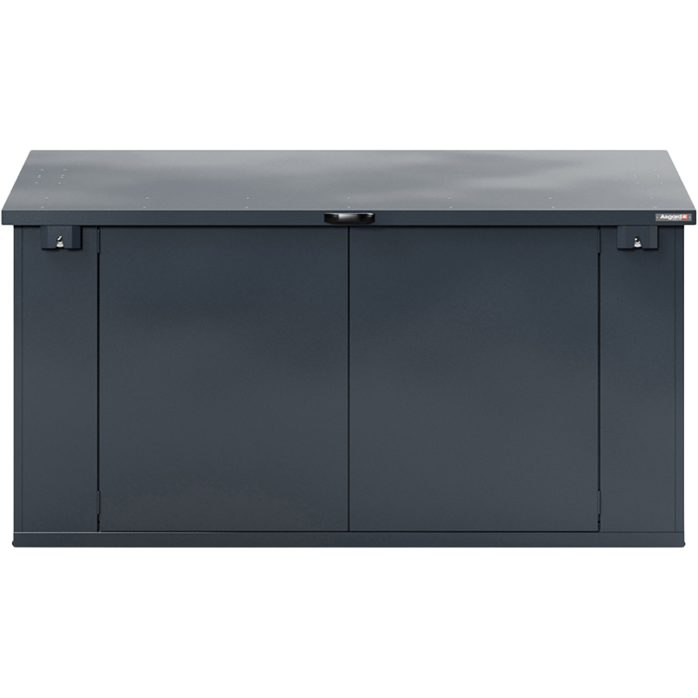 Asgard Access Plus 8 x 4ft Double Door Grey Garden Shed Image 1