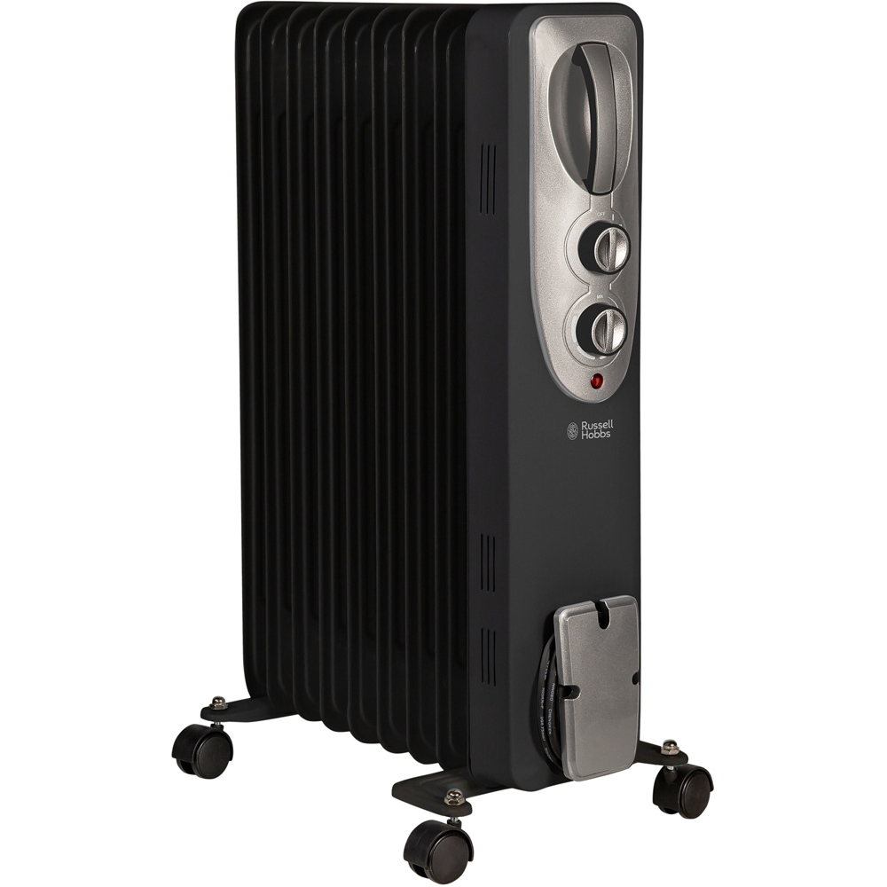 Russell Hobbs RHOFR5002 Black Oil Filled Radiator 2000W Image 1