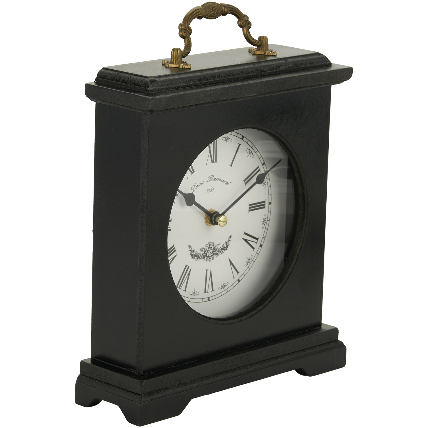 Reyenay Black Mantel Clock 23cm Image 2