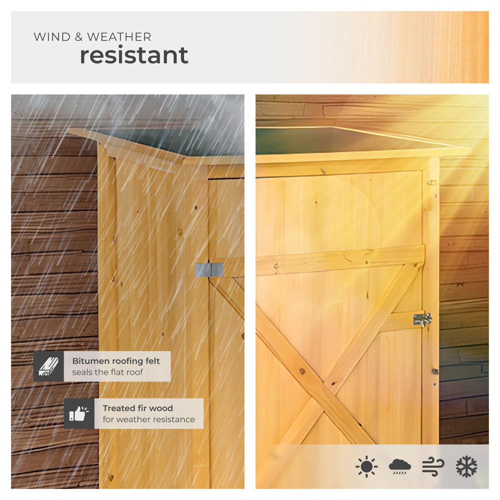 Homebase Bitumen tectake Taman 75 x 56cm Bitumen Roofing Felt Garden Shed | Homebase