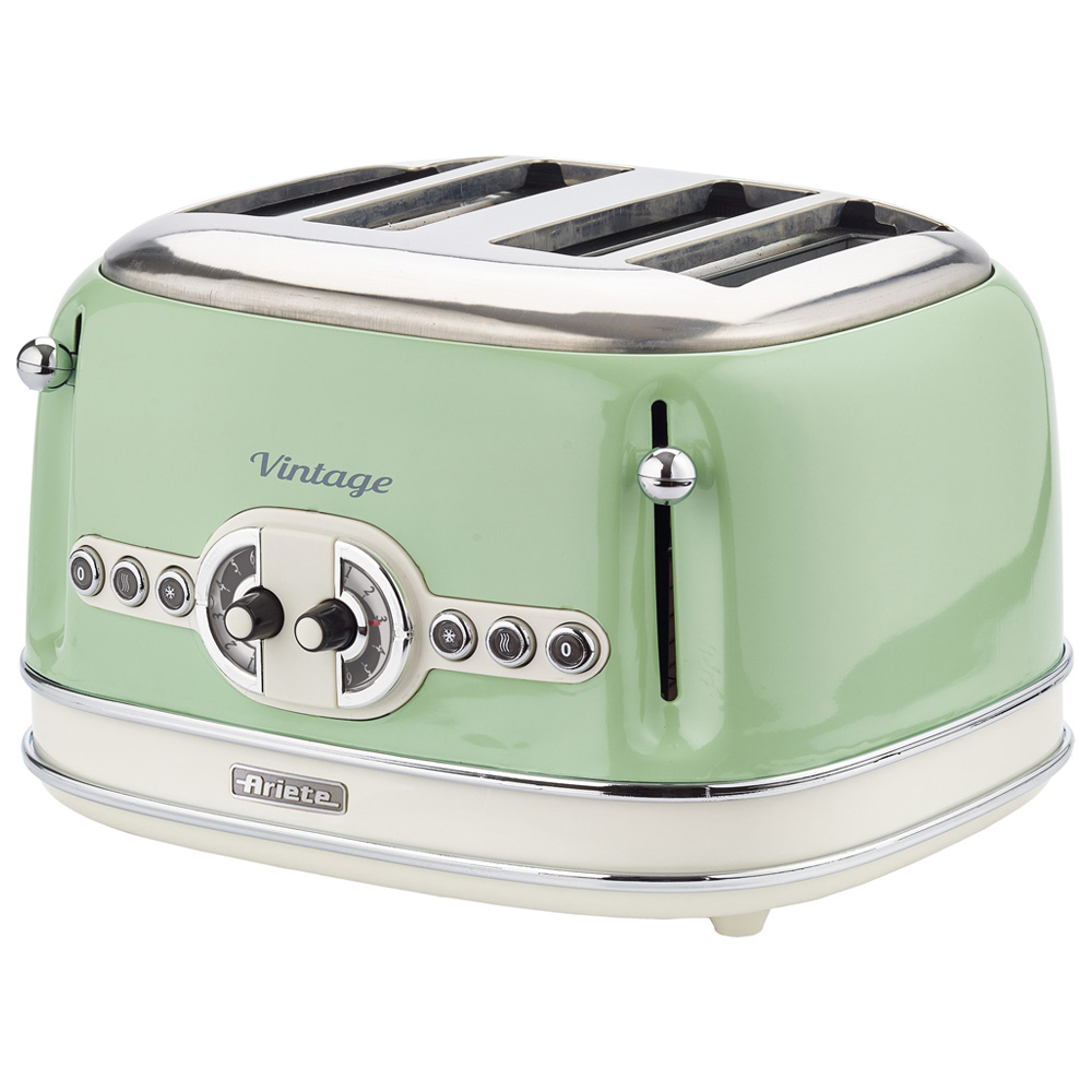 Ariete ARPK20 Vintage Green 1.7L Jug Kettle and 4 Slice Toaster Image 3