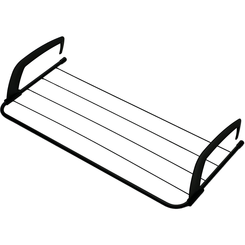 ADDiS Black 5 Bar Radiator Airer 3m Image 1