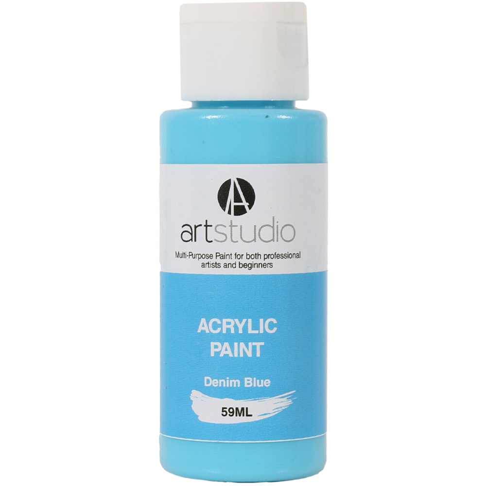 Art Studio Acrylic Paint   - Denim Blue / 59ml Image