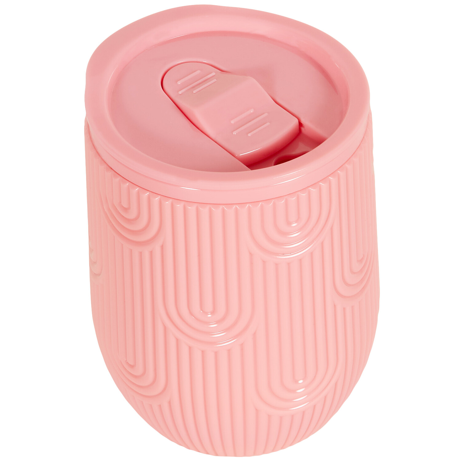 Pink Lidded Egg Tumbler - Pink Image 3
