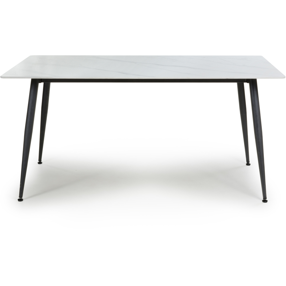 Monaco 6 Seater Dining Table White Image 5