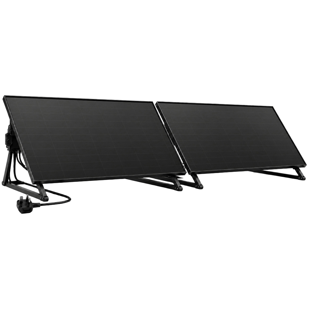 UKSOL Plug-In Solar Pro Plus 2 Panel Hybrid Mount Kit 1030W Image 1