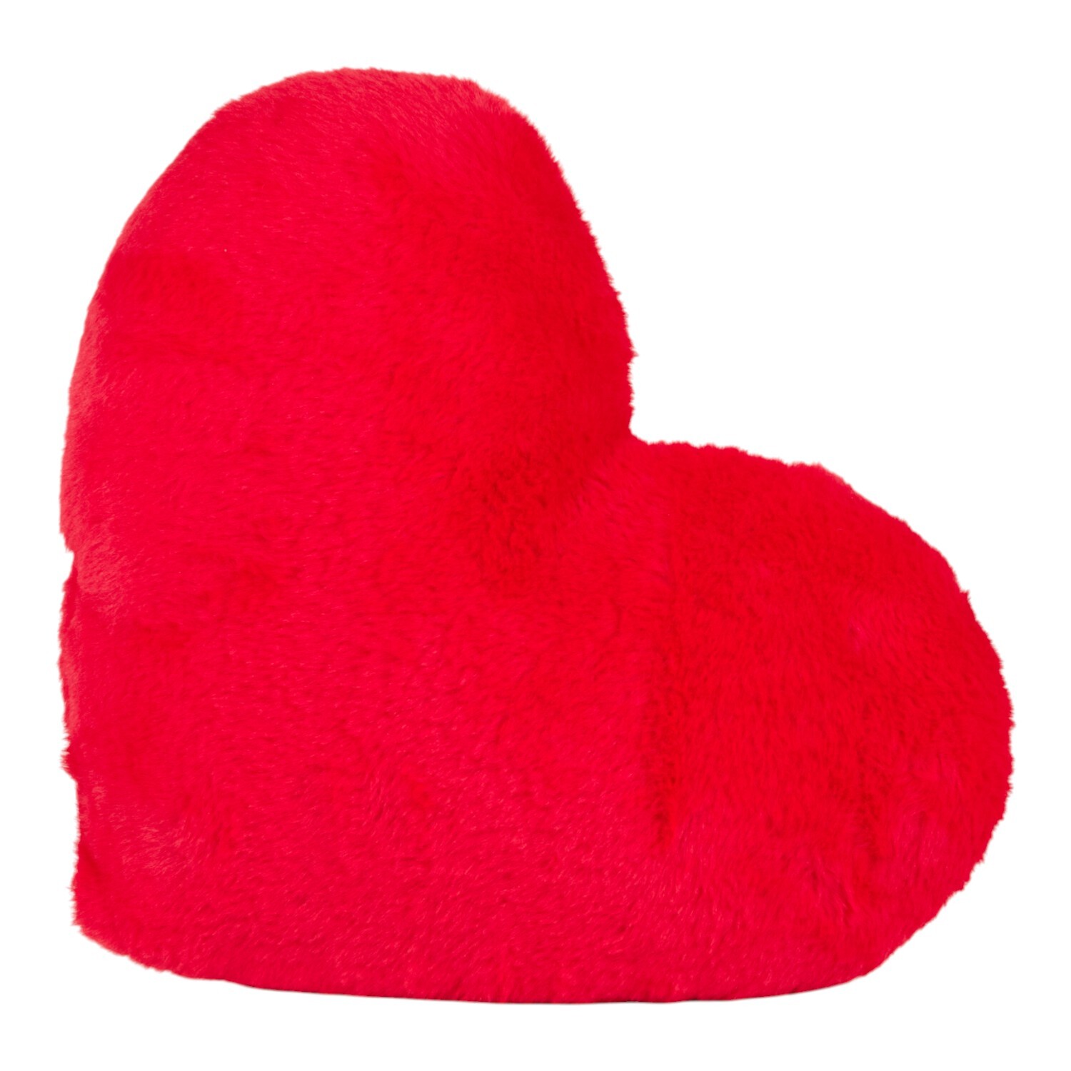 Reversible Faux Fur Love Heart Cushion Image 5
