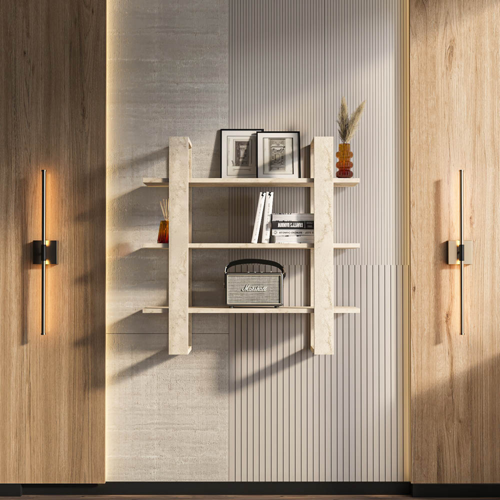 Decorotika Suno 3 Shelf Traverter Wall Mounted Display Unit Image 6