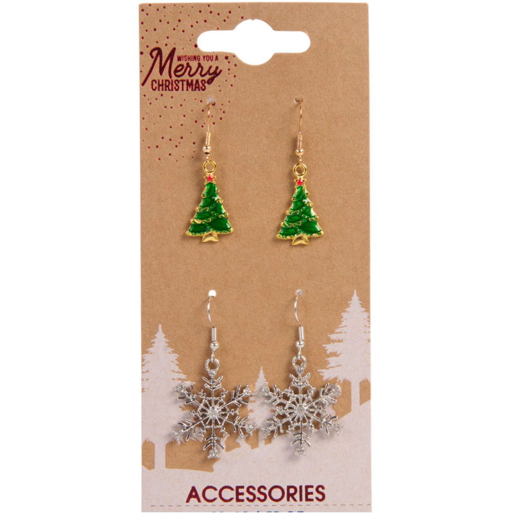 Single Christmas Earring 2 Pack in Assorted styles Image 2