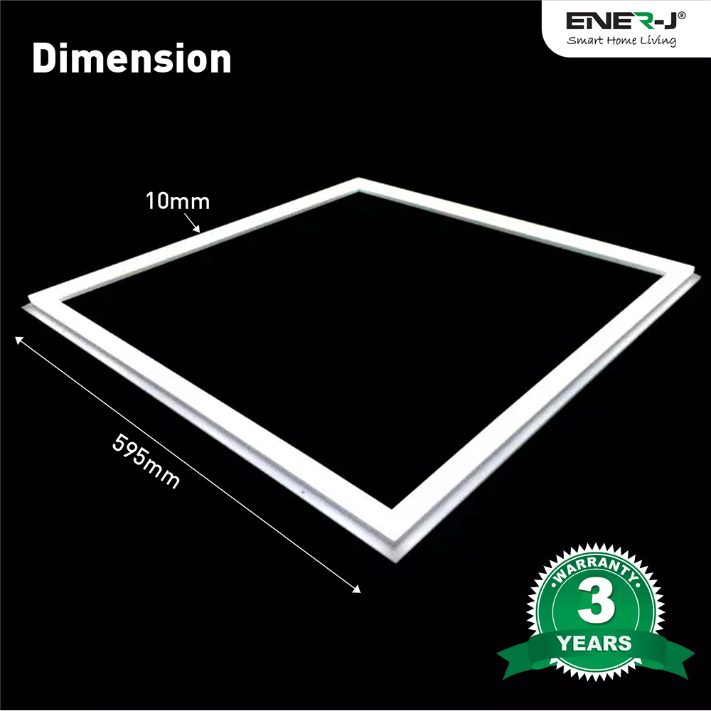 ENER-J 40W 4000K LED Borderline Panel 60 x 60cm 6 Pack Image 9