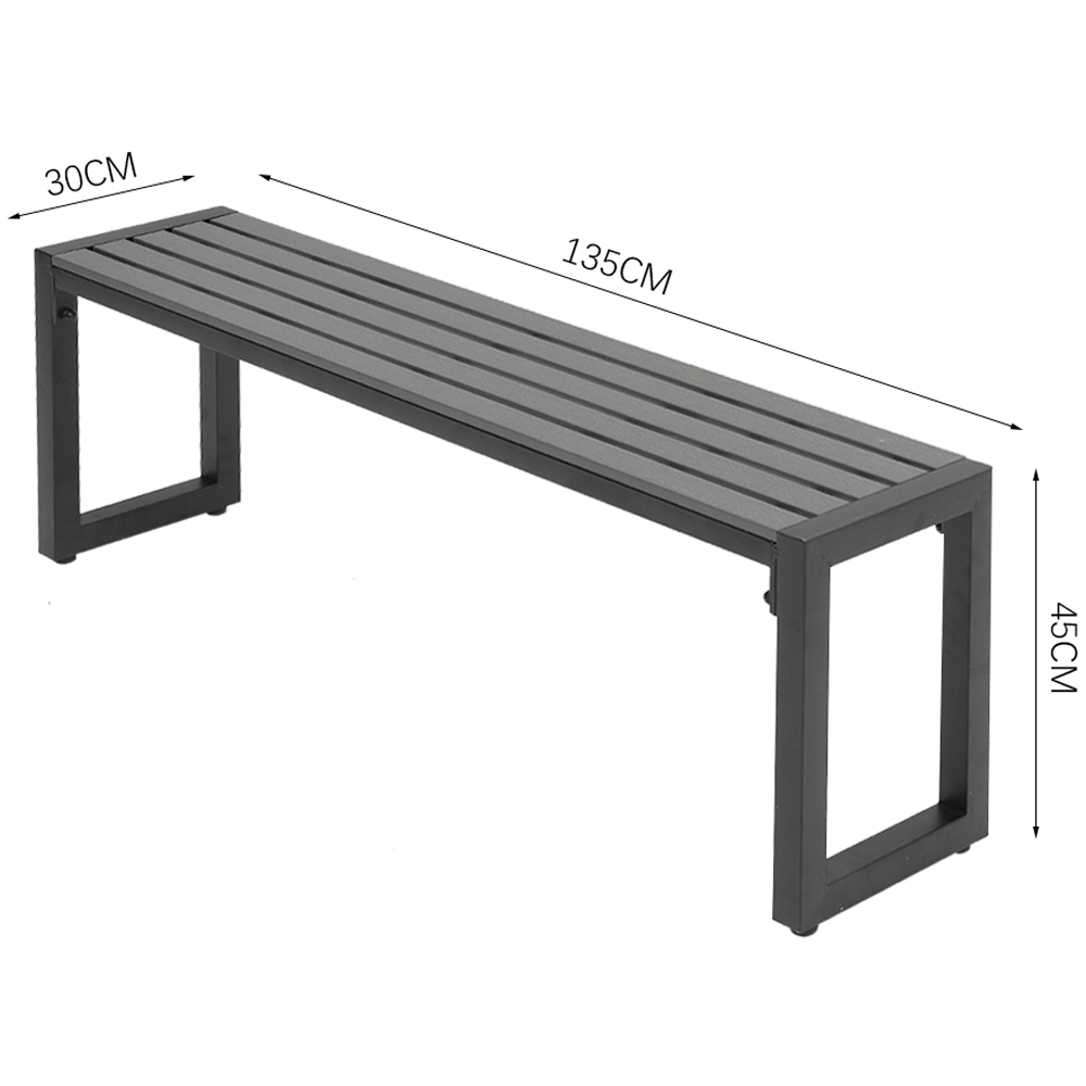 Living and Home 6 Seater Dining Table and Bench Set Image 8