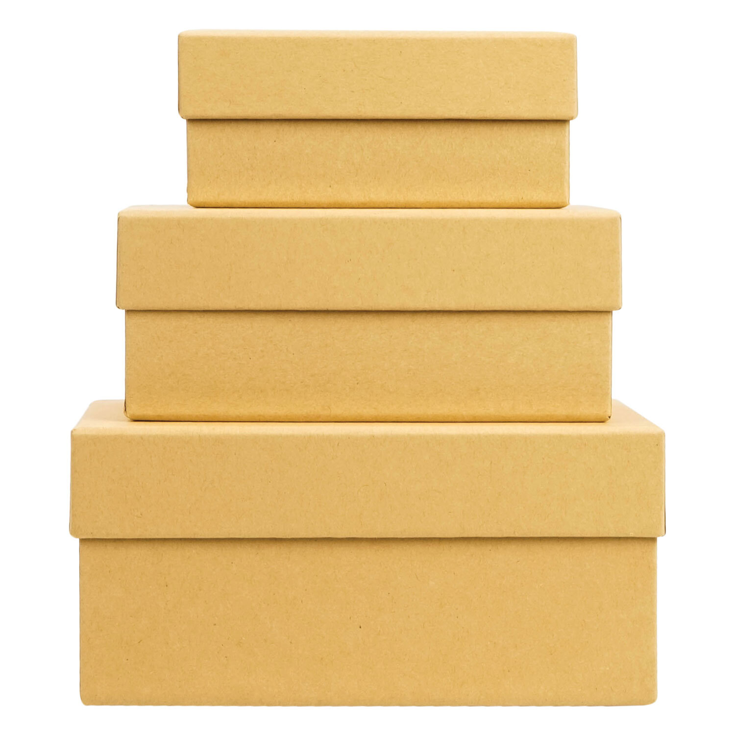 Art Studio Pack of Three Nesting Boxes - Rectangular Image 1