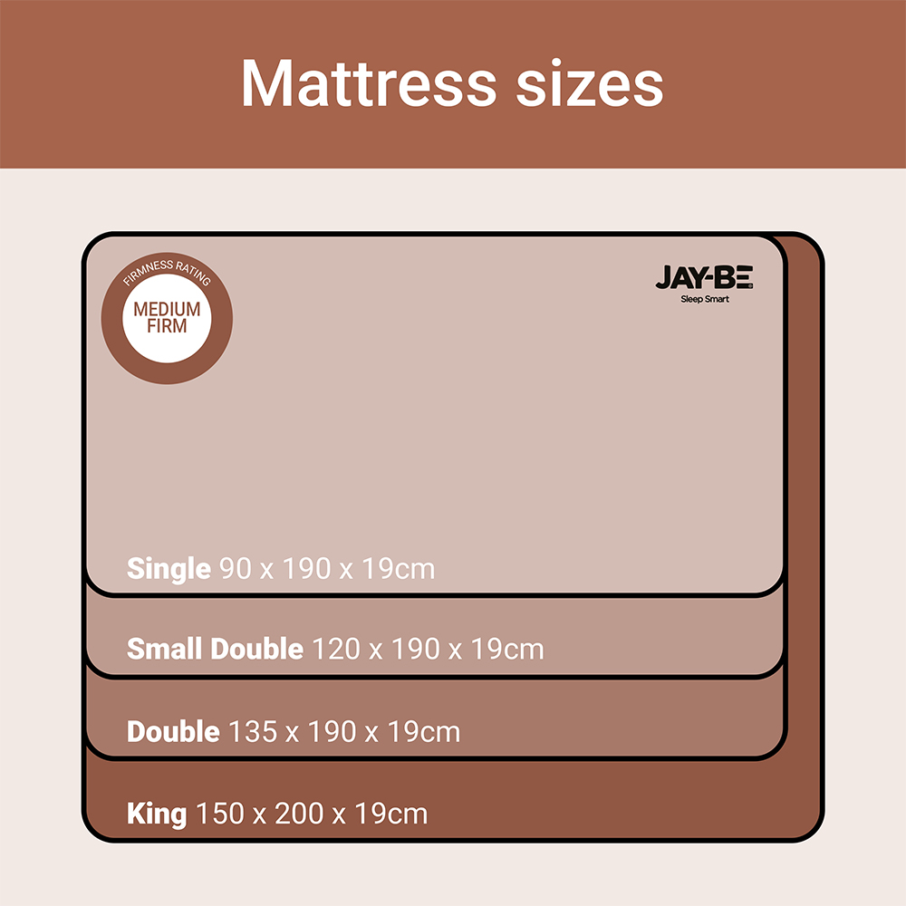 Jay-Be Ryze Small Double Deep Quilted e-Fibre Sprung Mattress Image 9
