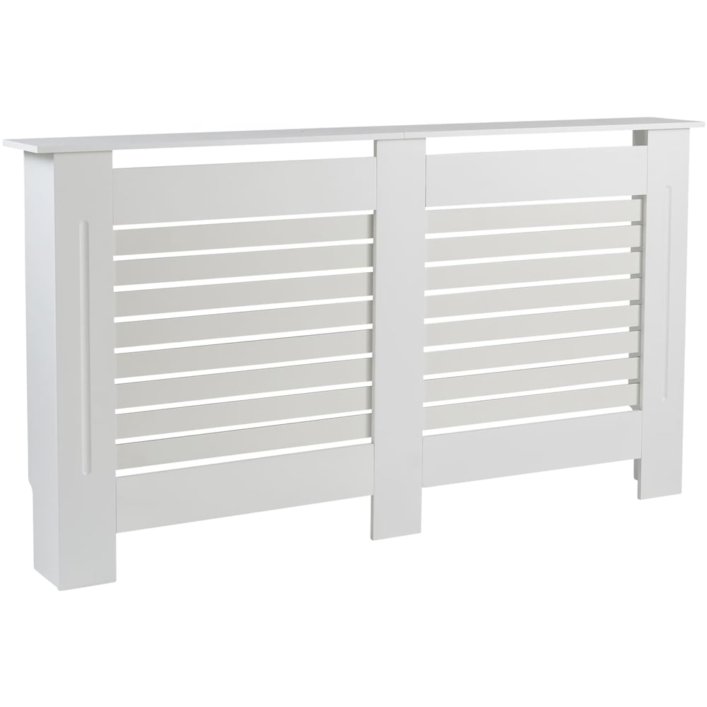 Home Source York White Radiator Cover Large Image 1