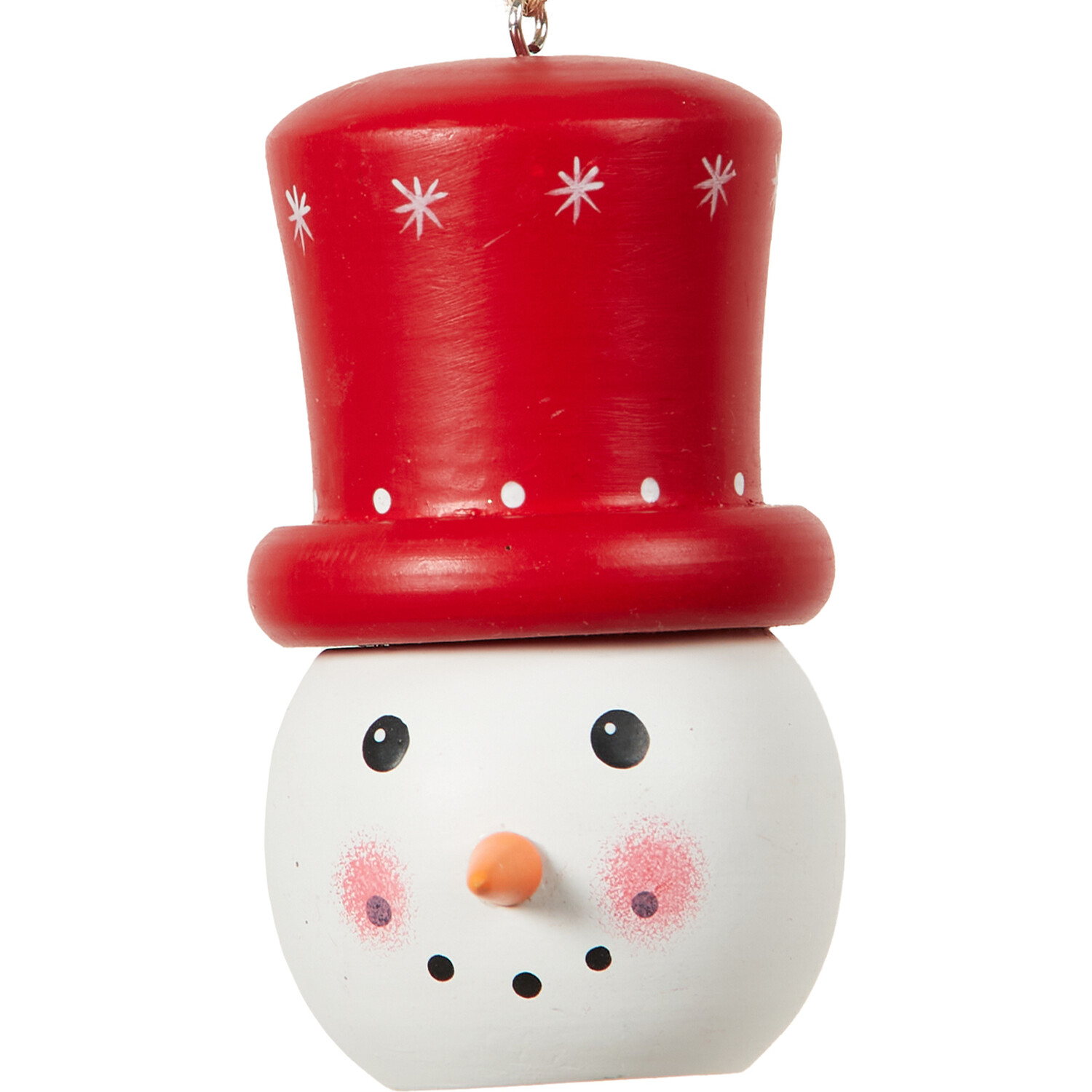 Wooden Snowman Hanging Decoration Image 3