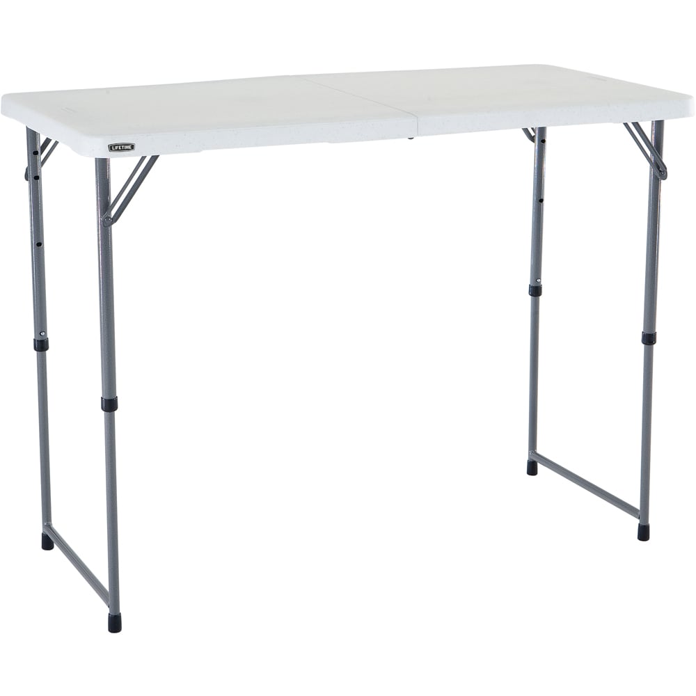 Lifetime Products Height Adjustable Fold In Half Light Commercial Table Image 4