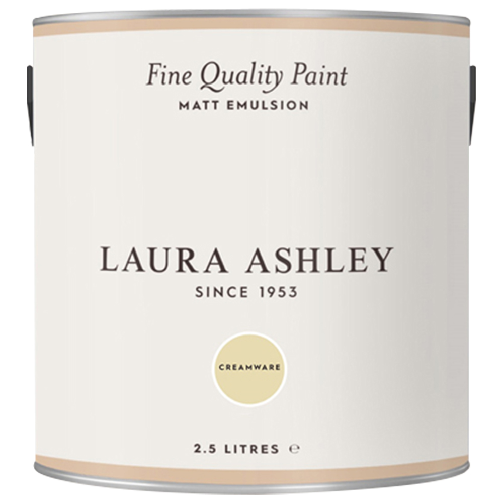 Laura Ashley Creamware Matt Emulsion Paint 2.5L Image 2