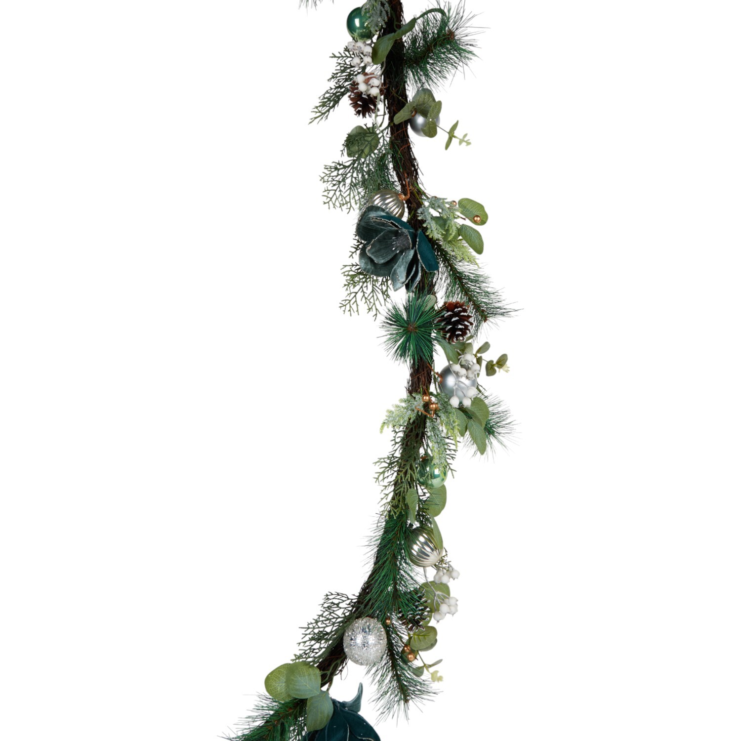 Emerald Magnolia Garland Green Image 2