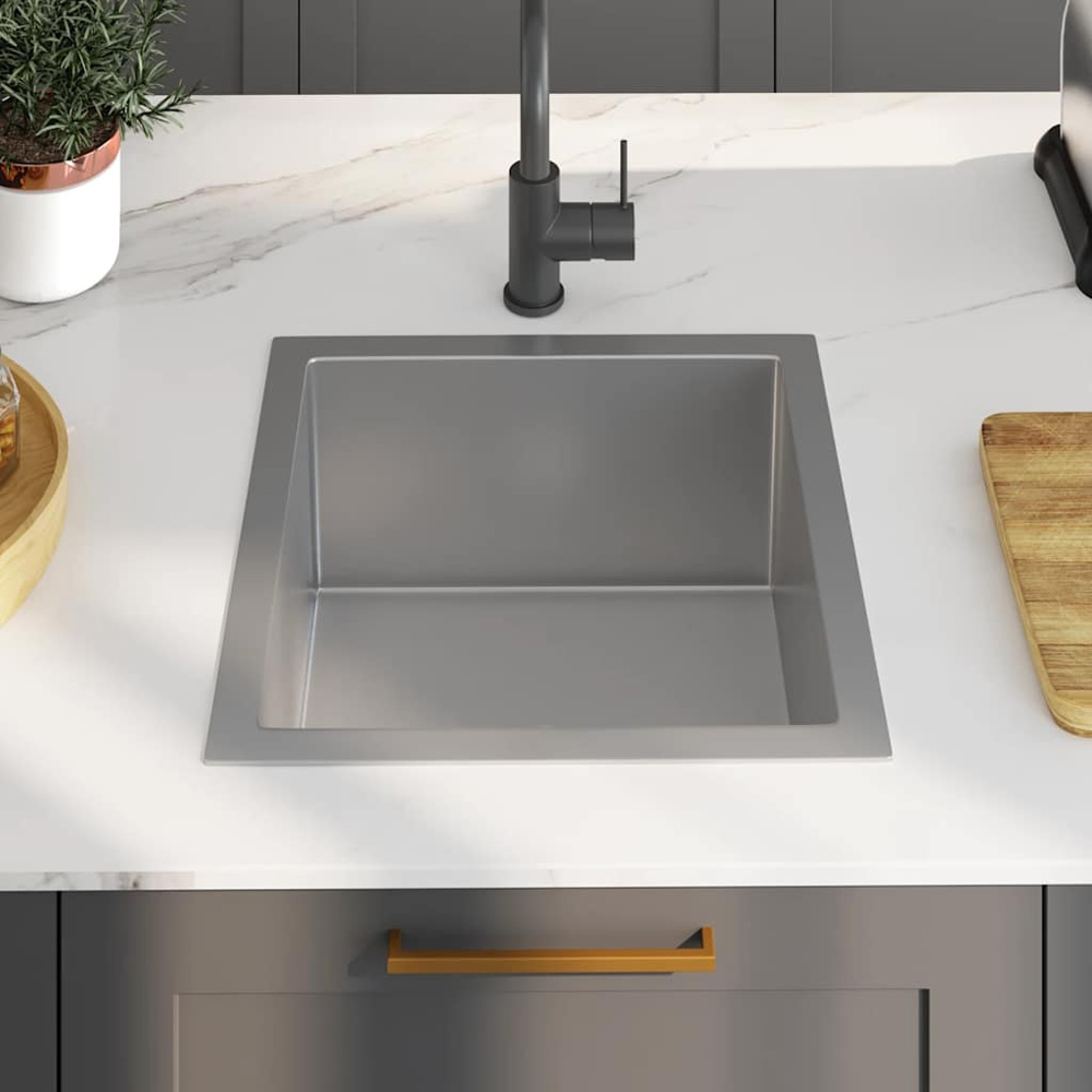Wallplus Handmade Stainless Steel Kitchen Sink Image 7