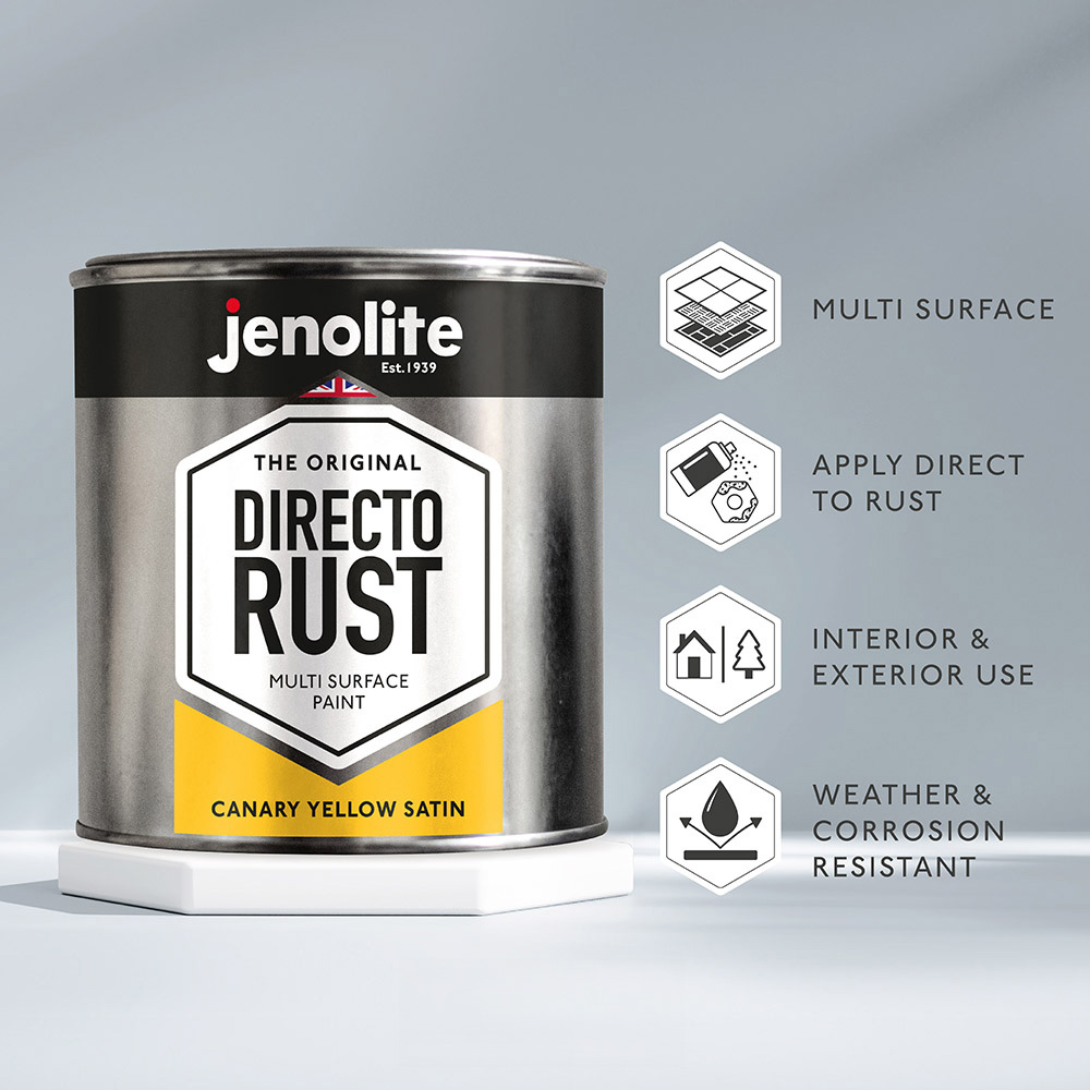 Jenolite Directorust Canary Yellow Satin 1L Image 5