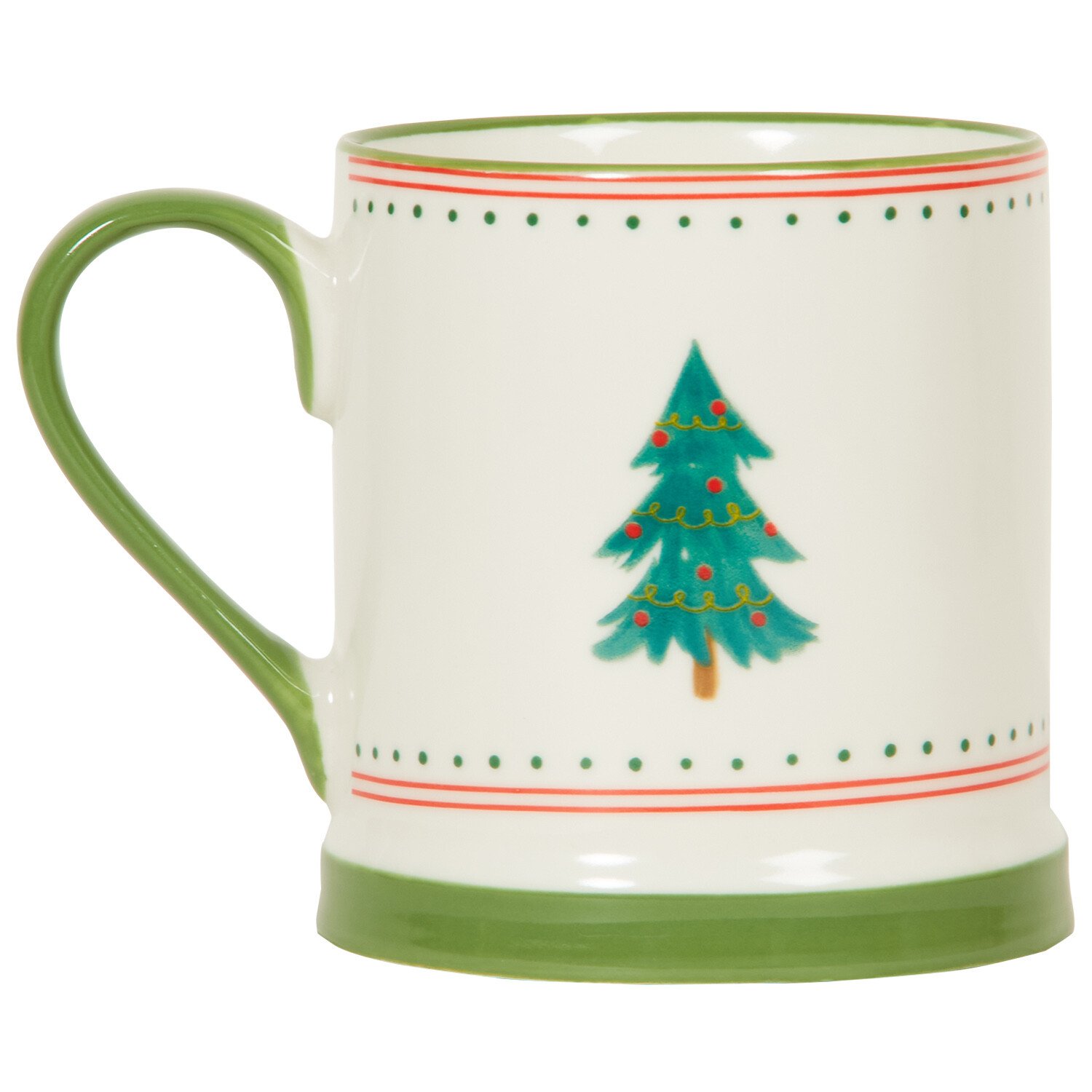 Santa or Christmas Tree Tankard - White Image 2