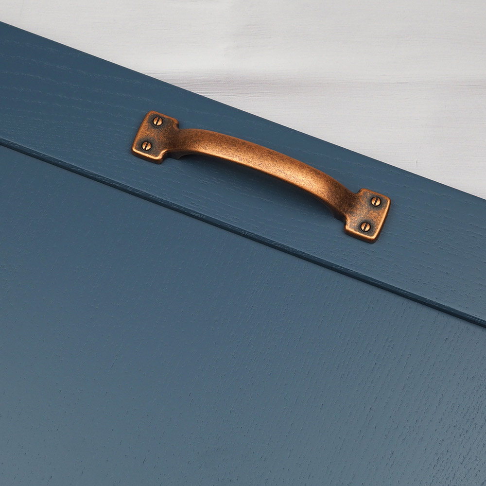 Handle & Home Antique Copper D Handle 96mm Image 3