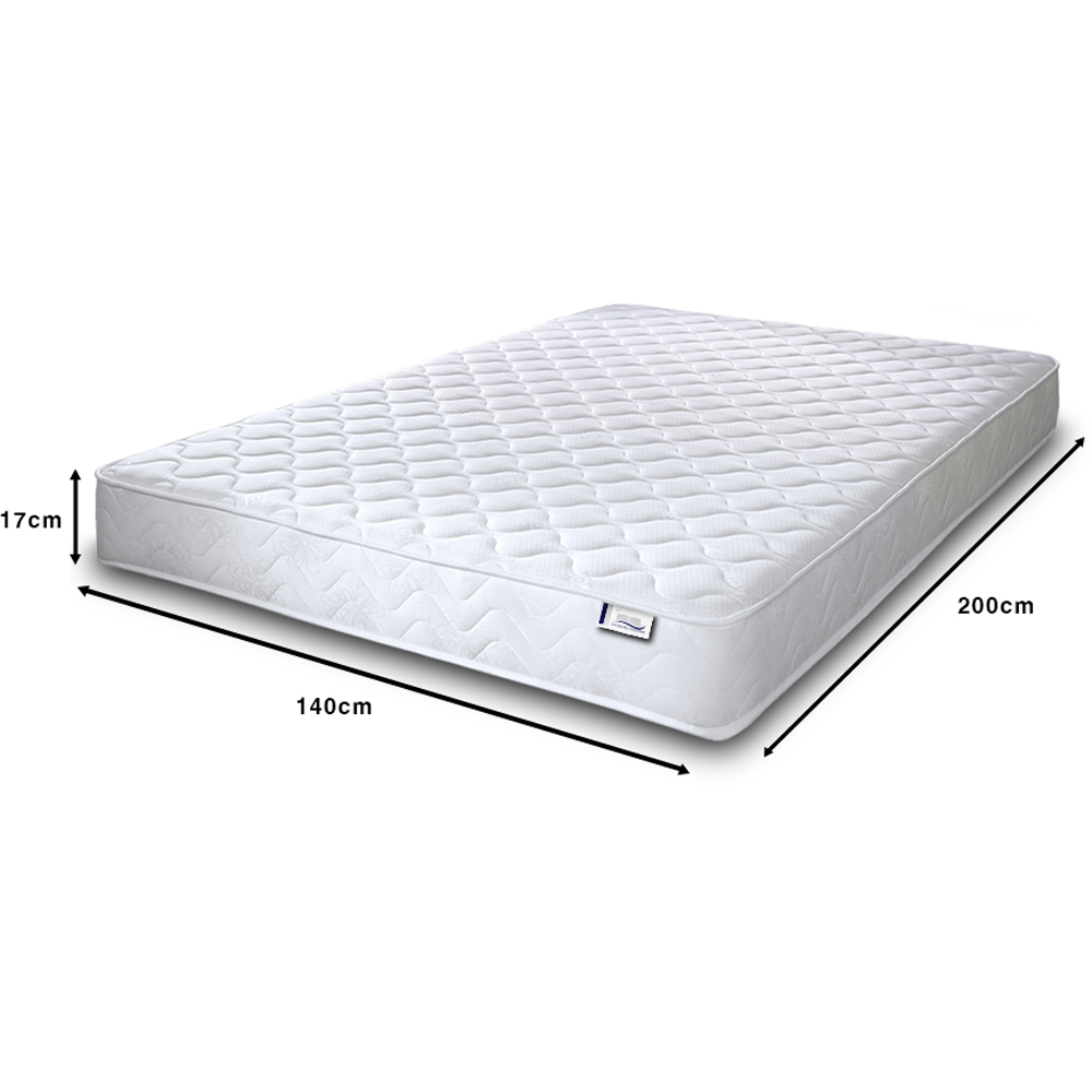 Extreme Comfort European Double White Foam Free Pinna Coil Inner Spring Mattress Image 5