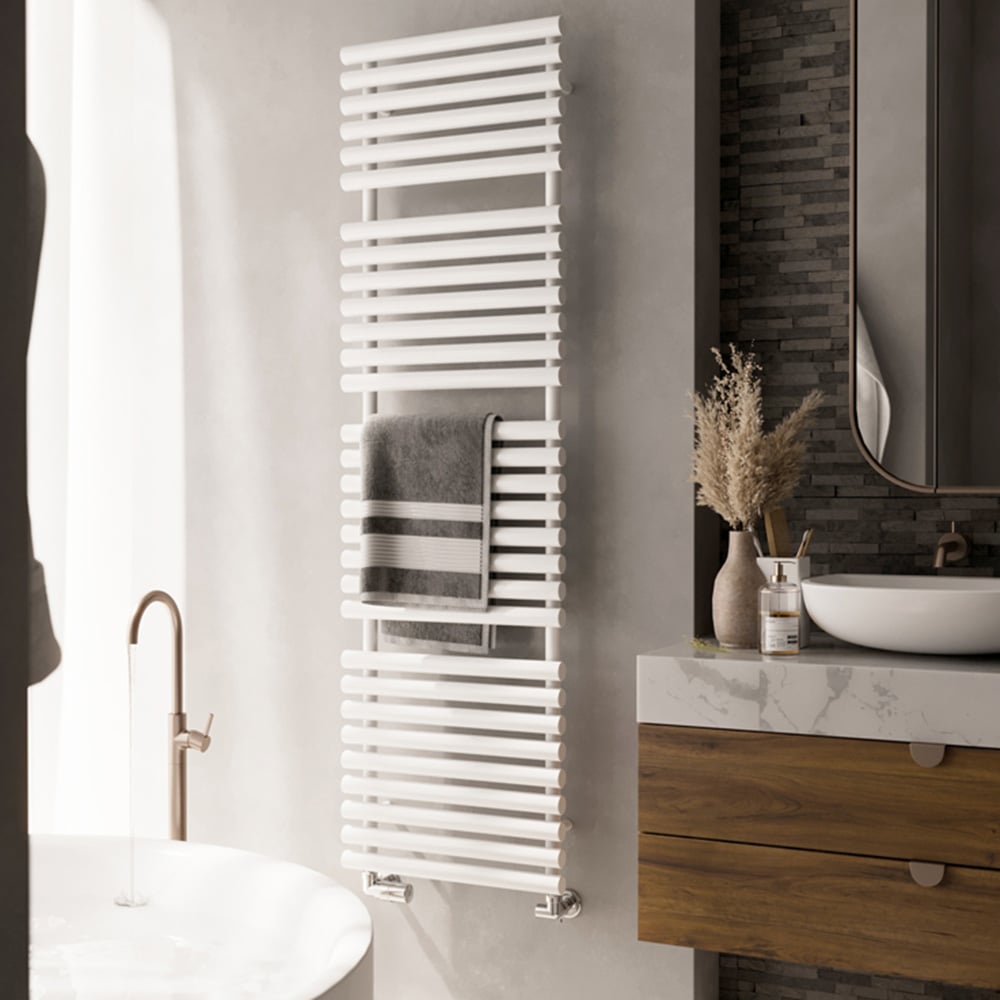 Terma Rolo Towel 3454BTU White Heated Towel Rail 1800 x 520mm Image 7