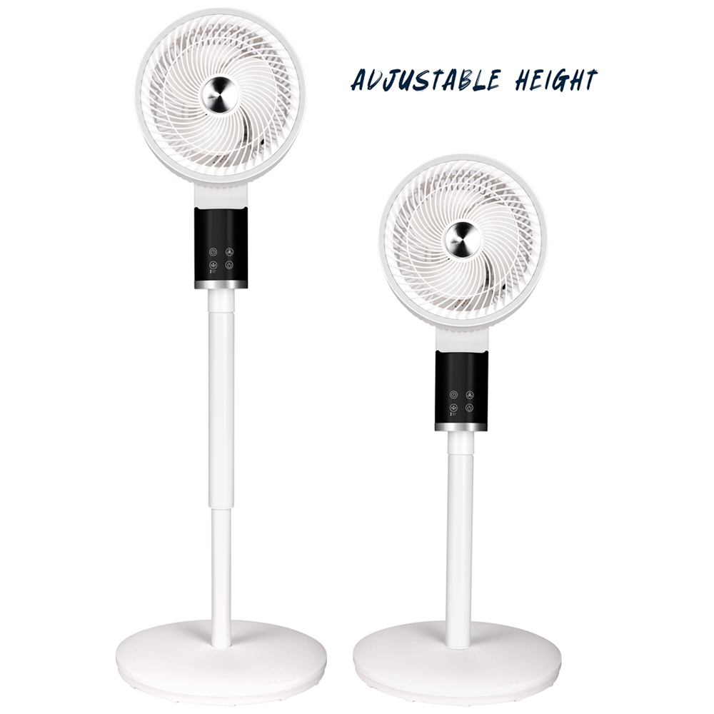TCP White Quiet Powerful Cooling 3D Oscillation Remote Control Pedestal Fan Image 8