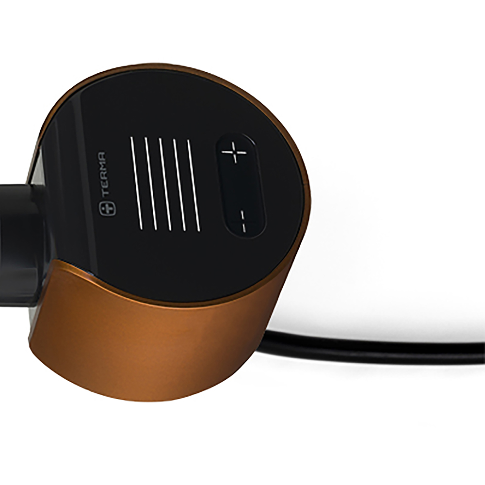 Terma Colorado Wi-Fi Copper Lacquer 3 Column Deep Electric Radiator 1500W 600 x 1194mm Image 8