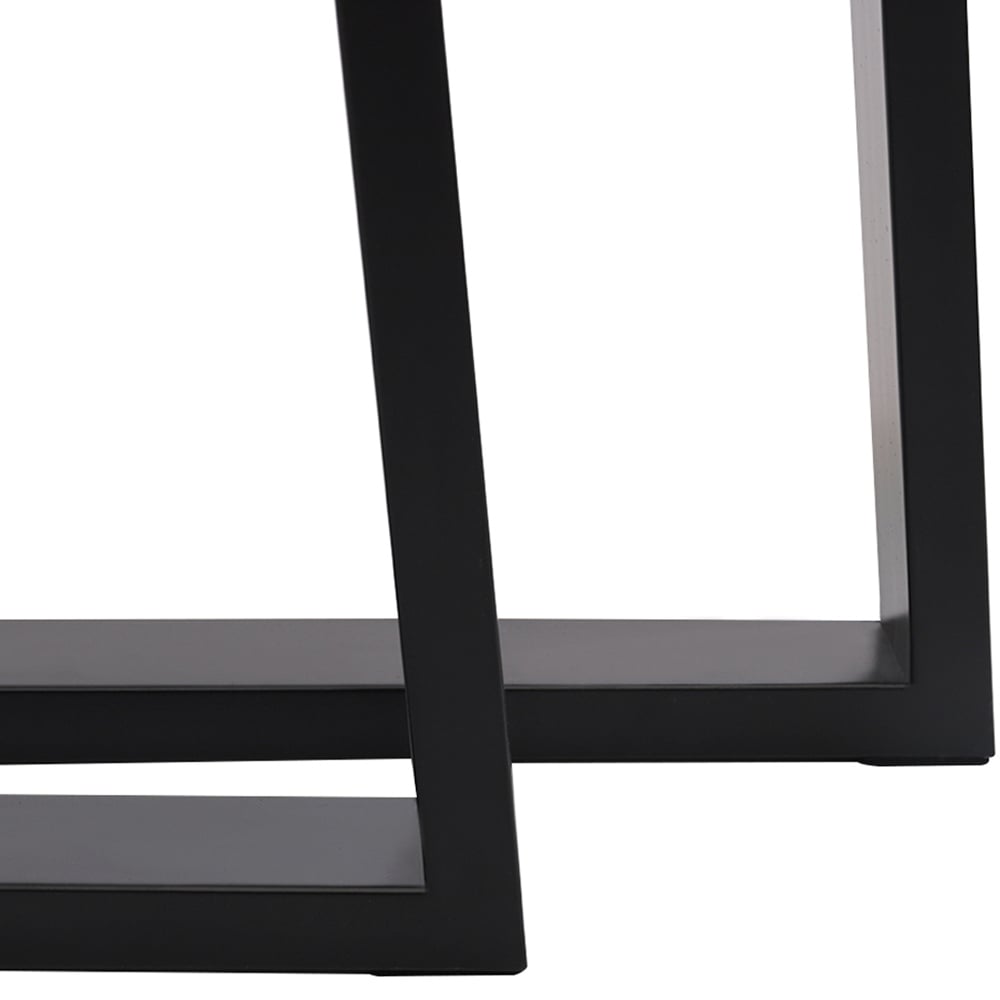 Living and Home 2 Pack Black Industrial Trapezoidal Iron Furniture Leg 81 x 71cm Image 5