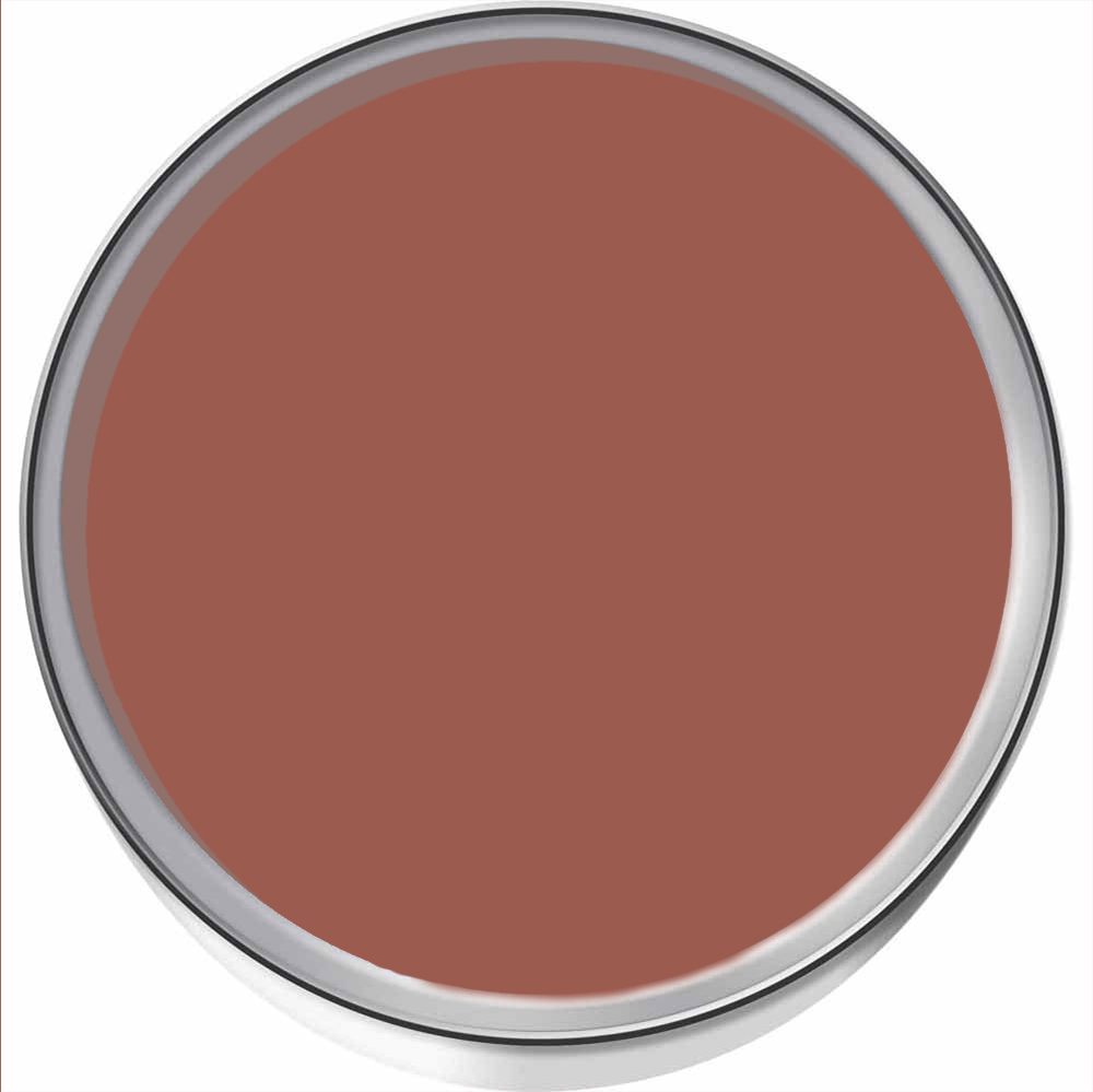 Hemway Red Oxide Furniture and Walls Matt Chalk Paint 1L Image 3