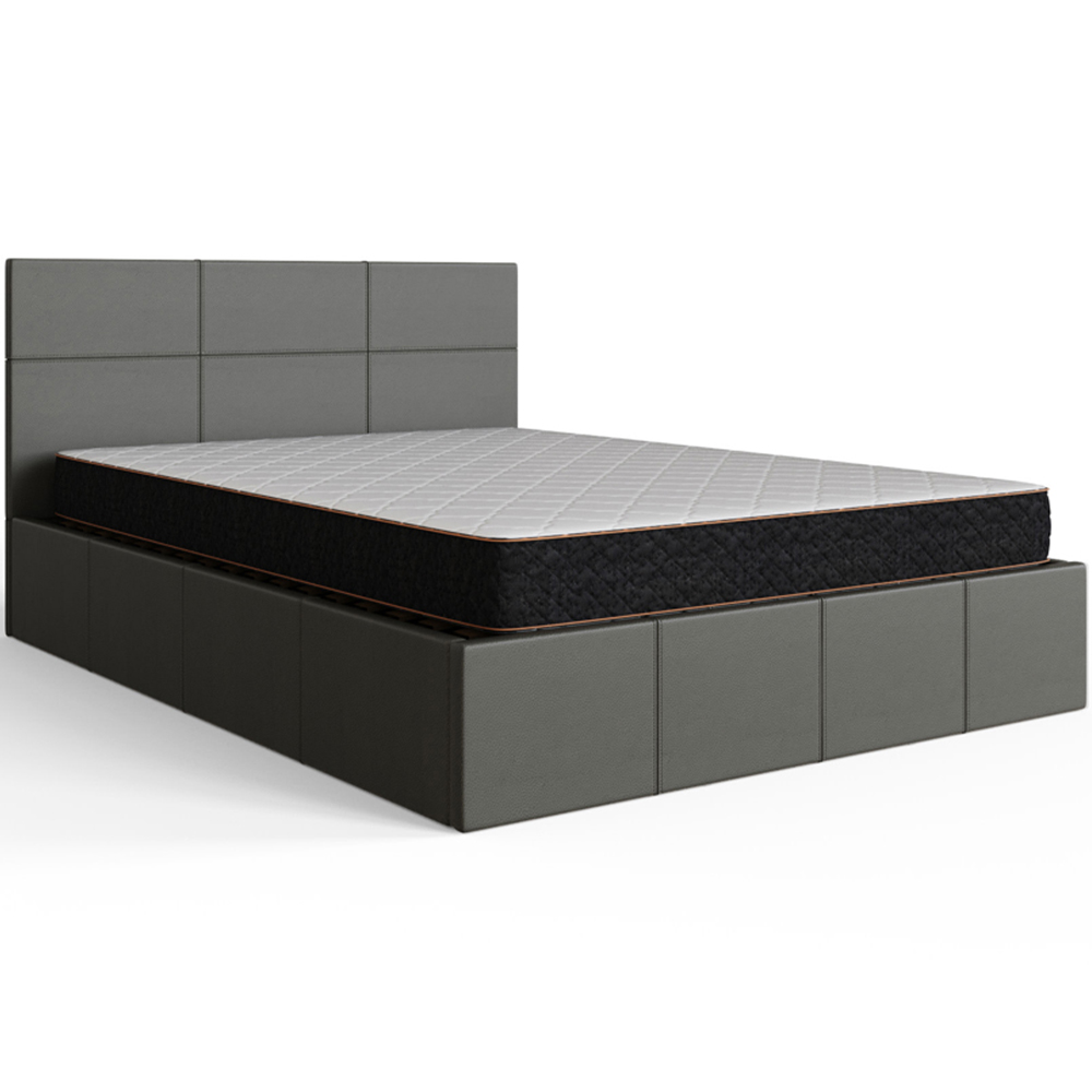 GFW Small Double Grey End Lift Ottoman Bed Image 4