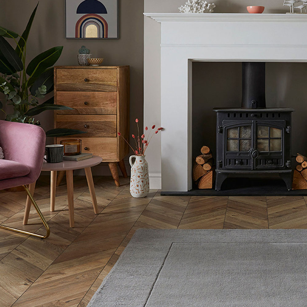 Esselle Home Esme Silver Wool Rug 80 x 150cm Image 2