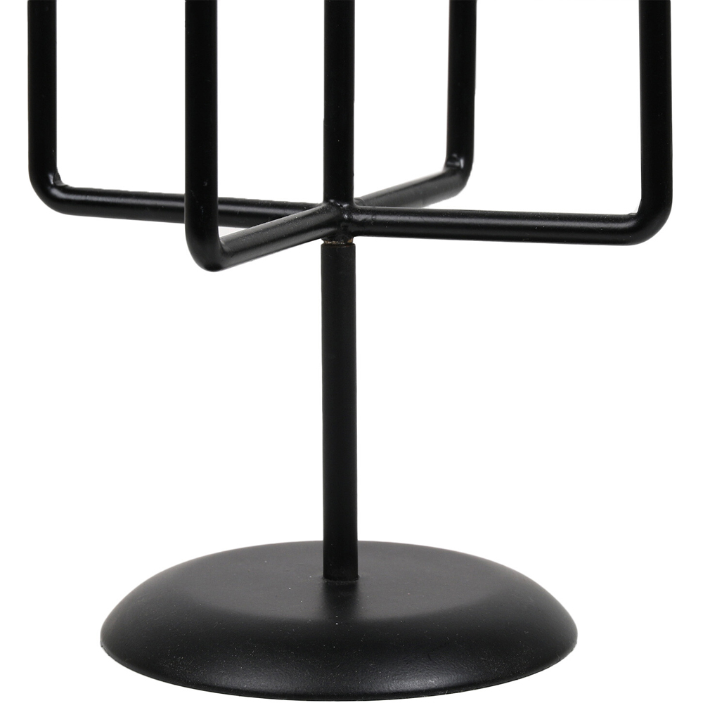 Black 5 Arm Candle Holder Image 3
