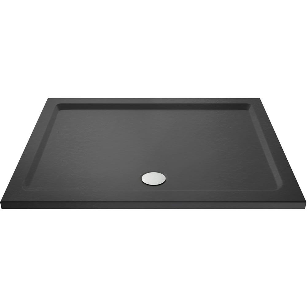 nuie Slate Grey Rectangular Shower Tray 1400 x 900mm Image 1
