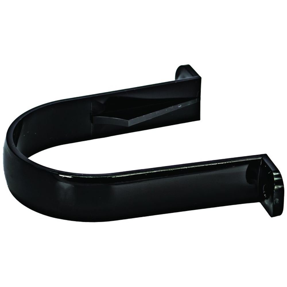 FloPlast Round Downpipe Clip Black 68mm Image 4