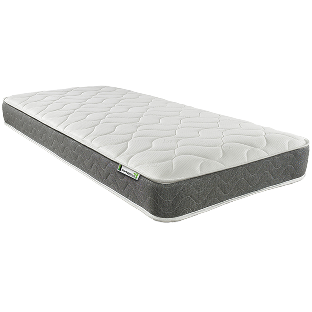 Starlight Beds Shorty Grey Hybrid Deep Memory Foam and Spring Mattress Image 1