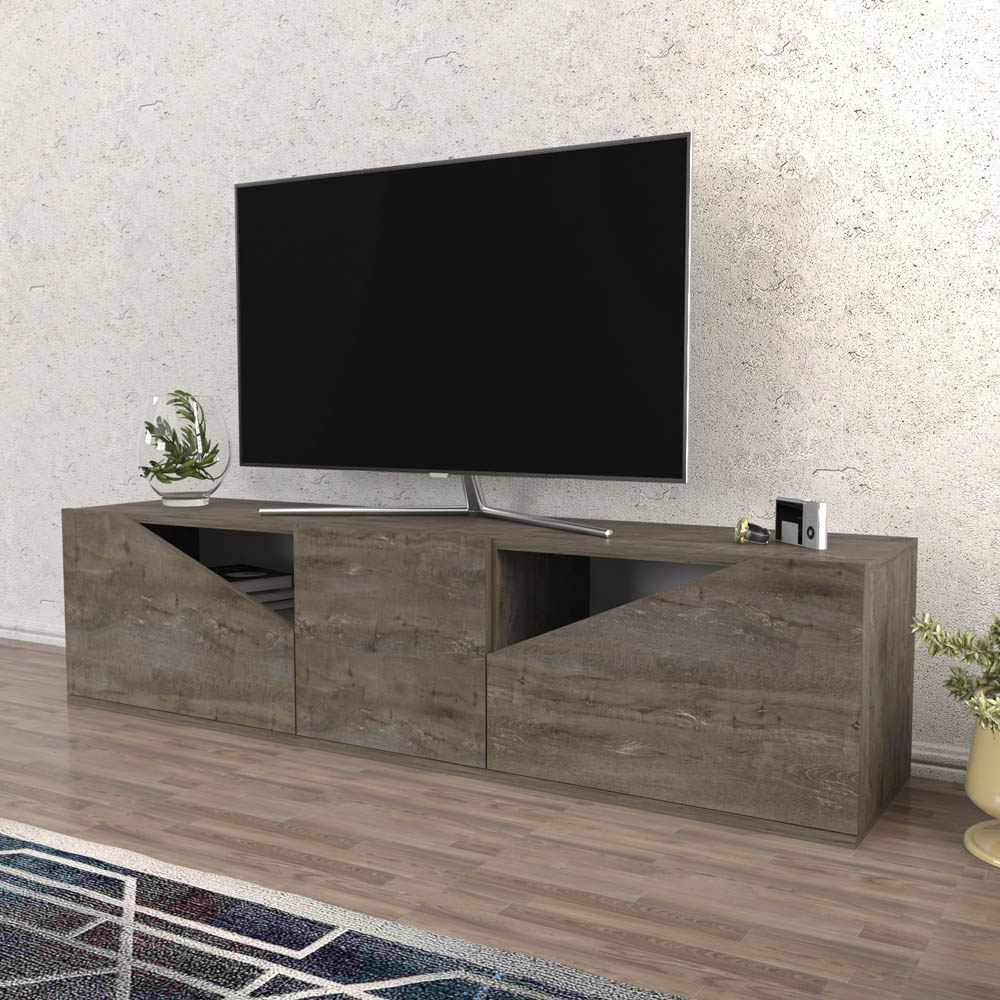 Decorotika Carson 3 Door Wenge TV Unit Image 3